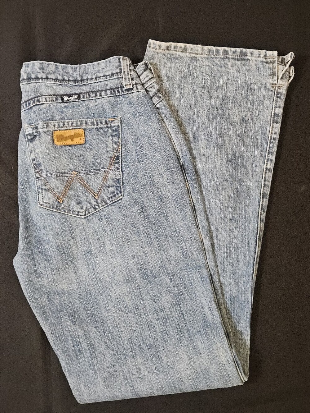 Wrangler Premium Patch Mid Rise Bootcut Jeans 9/10 32 LONG